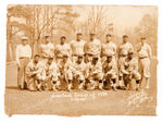 "HOMESTEAD GRAYS OF 1930" REAL PHOTO TEAM POSTCARD (TRIMMED).