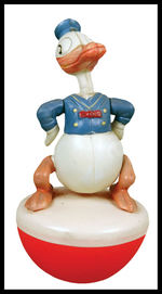 DONALD DUCK LARGE CELLULOID ROLY POLY.