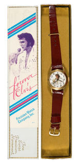 "FOREVER ELVIS" BOXED WATCH.