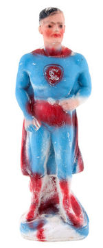 SUPERMAN PAINTED PLASTER CARNIVAL STATUE.