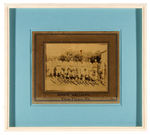 CHICAGO AMERICAN GIANTS 1918 FRAMED NEGRO LEAGUE TEAM PHOTO.