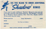 SHADOW RING PLUS MAILER & INSTRUCTIONS USA VERSION.