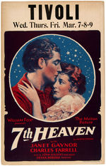 "7th HEAVEN" WINDOW CARD.