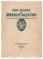 RUDOLPH VALENTINO 1926 EPHEMERA LOT  INCLUDING. ESTATE AUCTION CATALOG.