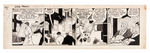 "DICK TRACY" 1938 DAILY COMIC STRIP ORIGINAL ART WITH TRACY & VILLAIN KARPSE.