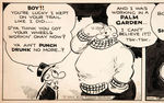 1933 BILLY DeBECK BARNEY GOOGLE DAILY COMIC STRIP ORIGINAL ART.