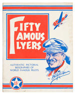 “FIFTY FAMOUS FLYERS BY DICK KIRSCHBAUM” BOOKLET.