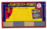 “PLANTERS PEANUTS” PUNCHBOARD/PULL TAB GAME PAIR.