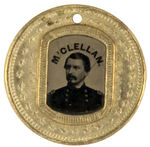 "M'CLELLAN" 1864 RARE FRAME VARIETY NM FERROTYPE.
