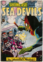 "SHOWCASE" #28 "SEA DEVILS" COMIC BOOK PAGE ORIGINAL ART.