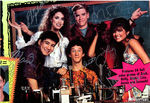 “SAVED BY THE BELL” CAST-SIGNED GAME.