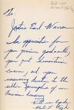 MARTIN LUTHER KING JR'S FIRST BOOK SIGNED AND INSCRIBED TO CHIEF JUSTICE EARL WARREN.