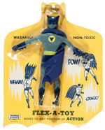 BATMAN-LIKE "FLEX-A-TOY" ON CARD.