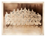 KANSAS CITY BLUES 1939 TEAM PHOTO SIGNED BY 24 PLAYERS INCLUDING PHIL RIZZUTO.
