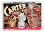 "CARTER THE GREAT" 8-PIECE PAPER EPHEMERA MAGIC LOT.