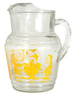 SNOW WHITE AND THE SEVEN DWARFS RARE COLOR VARIETY PITCHER.