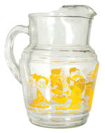 SNOW WHITE AND THE SEVEN DWARFS RARE COLOR VARIETY PITCHER.