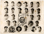 1952 DOMINICAN REPUBLIC TEAM PHOTO WITH WILLARD BROWN & HOWARD EASTERLING.