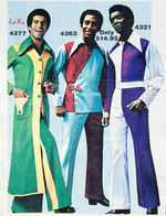 SUPERFLY-INSPIRED MID-1970s MENSWEAR WITH ORIGINAL BOX.