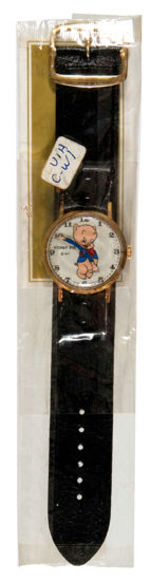 "PORKY PIG" SHEFFIELD WATCH IN CELLO PACK.