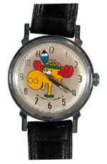 BULLWINKLE 17 JEWELS WATCH WITH 1973 JAY WARD PRODUCTIONS CATALOGUE.