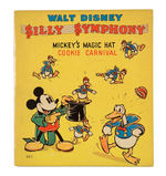 "WALT DISNEY SILLY SYMPHONY MICKEY'S MAGIC HAT/COOKIE CARNIVAL" BOOK-VARIETY.