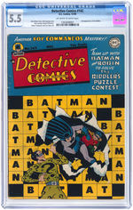 "DETECTIVE COMICS" #142 DECEMBER 1948 CGC 5.5 FINE-.