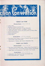 "WORLD SCIENCE FICTION CONVENTION" 1939 PROGRAM.