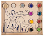 SUPERMAN PAINT AND COLORING SET.
