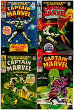 MARVEL SILVER AGE COMIC LOT WITH CAPTAIN AMERICA, NICK FURY AND MORE.
