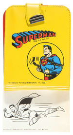 “SUPERMAN WALLETS” DISPLAY SIGN WITH WALLET.
