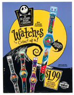 "THE NIGHTMARE BEFORE CHRISTMAS" BURGER KING WATCH SET & PROMOTIONAL DISPLAY.