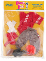 "JOHNNY HERO" DOLL AND TWO PACKAGED UNIFORMS.