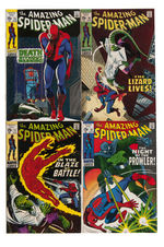 "THE AMAZING SPIDER-MAN" LOT OF TEN COMICS.