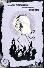 "THE NIGHTMARE BEFORE CHRISTMAS" LARGE PROMOTIONAL BOOK.