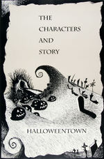 "THE NIGHTMARE BEFORE CHRISTMAS" LARGE PROMOTIONAL BOOK.