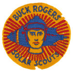 "BUCK ROGERS SOLAR SCOUTS" SWEATER EMBLEM RARE 1936 PREMIUM.
