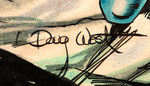 DOUG WEST "MARVEL PREMIERE" #12 COVER RECREATION ORIGINAL ART FEATURING DOCTOR STRANGE.