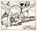 "NAPOLEON" 1940 SUNDAY PAGE ORIGINAL ART.