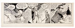 "RUSTY RILEY" 1956 DAILY COMIC STRIP ORIGINAL ART.