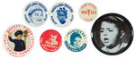 OUR GANG AND LITTLE RASCALS VINTAGE MOVIE BUTTONS PLUS TV ISSUE.