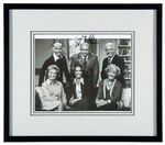 "THE MARY TYLER MOORE SHOW" CAST-SIGNED PHOTO DISPLAY.