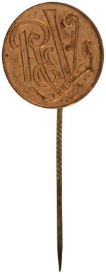 "R&V ENGINES" EARLY STICKPIN FROM ROOT & VANDERVOORT.