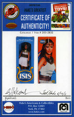 "ISIS" BOXED MEGO ACTION FIGURE.