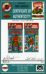 "ROBIN" CARDED MEGO ACTION FIGURE.