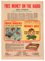"POPSICLE PETE'S RADIO GIFT NEWS PREMIUM CATALOG" WITH BUCK ROGERS CONTENT.