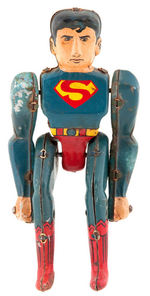 MARX "SUPERMAN TANK" BATTERY OPERATED BOXED TOY.