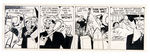“DICK TRACY” 1966 DAILY COMIC STRIP ORIGINAL ART BY CHESTER GOULD.