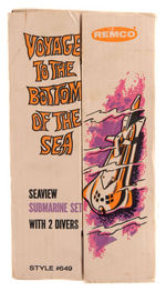 "VOYAGE TO THE BOTTOM OF THE SEA - SEAVIEW SUBMARINE SET" BOXED REMCO PLAYSET.