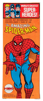SPIDER-MAN MEGO BOXED ACTION FIGURE RARE CIRCLE SUIT VARIATION.